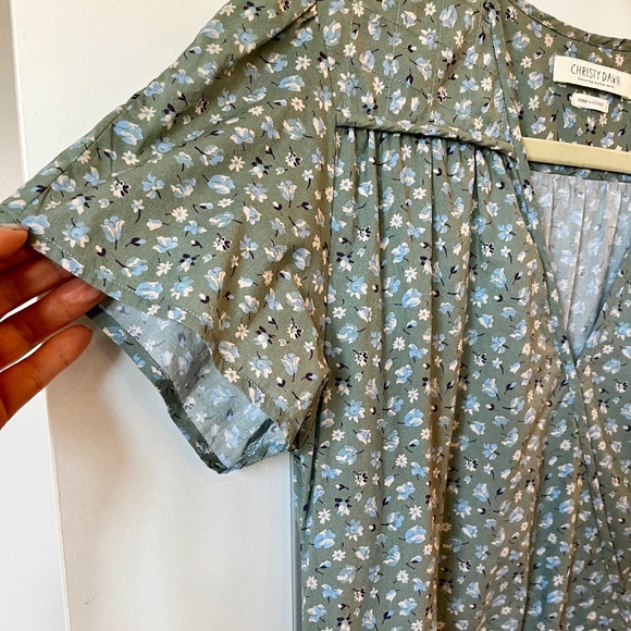 NWOT Christy Dawn the Dawn dress, Vert Tulip, Size S - Picture 5 of 9